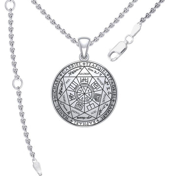 Experience Divine Guidance: The Seven Archangels Silver Pendant - Embrace Heavenly Protection and Spiritual Connection TPD6173 - Jewelry